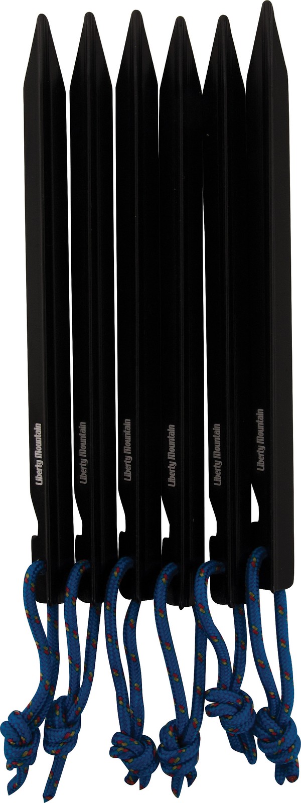 Liberty Mountain Aluminum Tent Pegs Set of 6 - Lightweight Anodized Y-Shape 6890₽