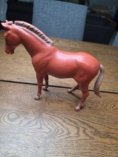 Louis Marx Johnny West Vtg Red Pancho Pony Plastic Horse INCOMPLETE