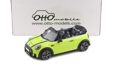 OTTO mobile OT1303 1:18 Mini Cooper JCW Cabriolet Zesty Yellow 2021 Resin Model