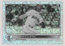 2022 Topps Chrome Black & White Mini-Diamond Refractor Jarred Kelenic #135 h3a