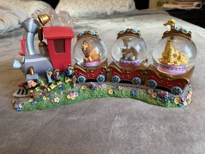 Disney Dumbo Snow Globe Music Box Train Casey Junior READ DESCRIPTION