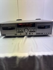 JVC TD-W315 Double Cassette Tape Deck Player Recorder HX PRO Auto Reverse TESTED