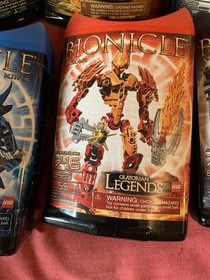LEGO BIONICLE Glatorian Legends Canister Set  complete w/ instructions.