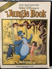 The Jungle Book 1984 Vocal Disney sheet music Richard and Robert Sherman!