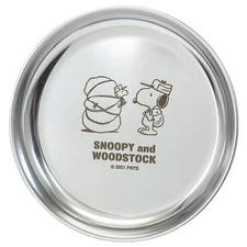 Marimocraft Snoopy [Stainless Steel Plate] Medium Plate/Backpack Peanuts