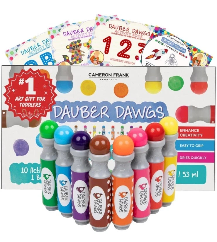 For Toddlers 1-3 Bingo Marker (8 Pack Regular)