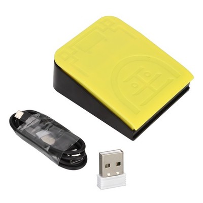 Single Foot Switch Pedal Wireless 2.4G Wired USB Three Connection Mode High BAK