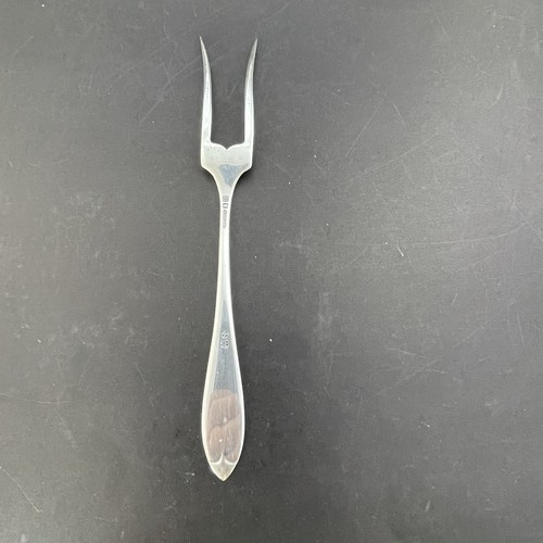 Towle Sterling Silver circa 1905 LAFAYETTE 7 3/4" Sandwich Fork "R" Monogram 46g - Picture 3 of 9