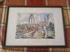 Aldo Raimondi Acquerello Originale Stampe Firmate Paesaggi Roma