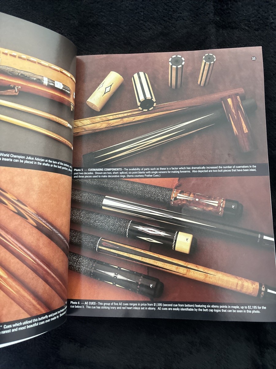 The Blue Book of Pool Cues by Brad Simpson (1996, Trade Paperback