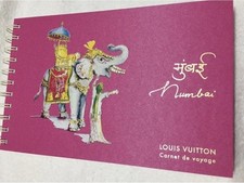 RARE LOUIS VUITTON Carnet de voyage Travel Notebook India, Mumbai Unused