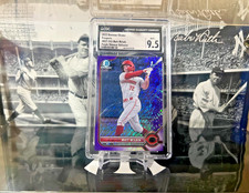 2022 Bowman Chrome Prospects Matt McLain Purple Shimmer Refractor /250 CGC 9.5