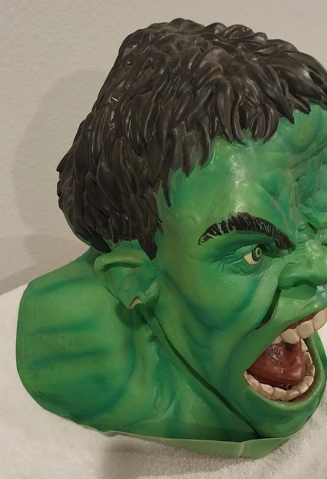 Incredible Hulk latex mask Cosplay Marvel 2003 Marvel - Image 2 of 4