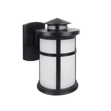 Euri Lighting EOL-WL11BRZ-1030e LED Bronze Cylinder Wall Lantern Frosted Lens...