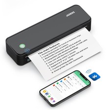 JADENS Bluetooth Thermal Printer Support 8.5x11 US Letter Portable Wireless Prin