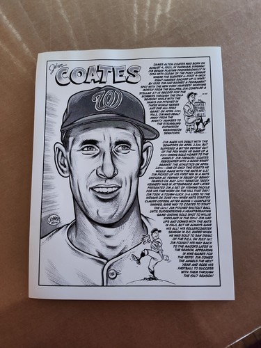 10 fogli biografia giocatore di baseball Washington Senators di Joyner 1998-2010 GC - Foto 14 di 21