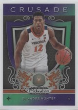 2019 Panini Prizm Draft Picks Crusade Purple & Green 55/199 De'Andre Hunter 01xd