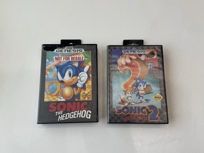 Sega Genesis Sonic the Hedgehog 1 and 2 - Tested -