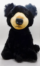 12" Conservation Critters Black Bear Plush Stuffed Animal Wildlife Artists
