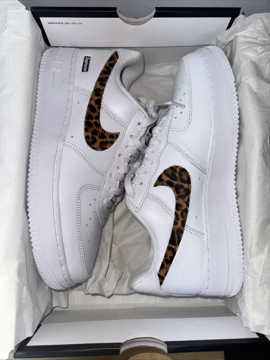 Nike Air Force 1 Supreme White | eBay