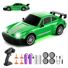 RC Drift Car 1:24 Scale, 4WD Remote Control Car with LED Lights 20KM/H High...