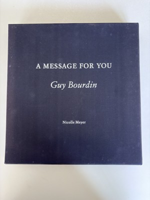 GUY BOURDIN A Message for You (2006, 1st Ed, Steidl Hardcover) 2 Vol Set