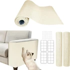 Cat Scratch Mat for Couch, Wall & Cat Tree - 78.7" Trimmable Self-Adhesive Cat S