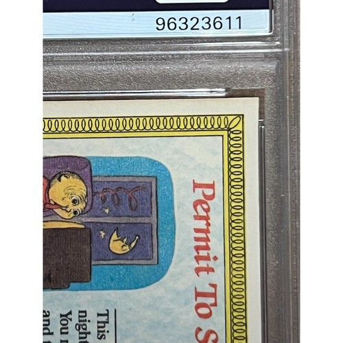 1985 Topps Garbage Pail Kids Evil Eddie PSA 7 Matte Sticker #1b OS1 Series 1 GPK - Picture 12 of 14