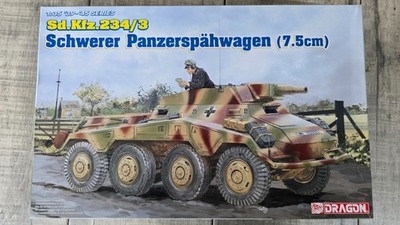 Dragon 6257 Sd.Kfz. 234/3 Schwerer Panzerspähwagen 7,5cm  1:35 Neu in OVP