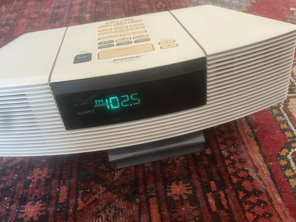 Bose Wave Radio Music System AWR1-1P Aux Alarm Amfm Clean W/ Remote Read - Image 4 of 4