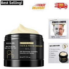 All-in-One Anti-Aging Face & Neck Moisturizer for Men - Lightweight & Effective
