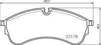 Hella BremsbeläGe Bremsbelagsatz BremsklöTze Vorne 8DB 355 032-931