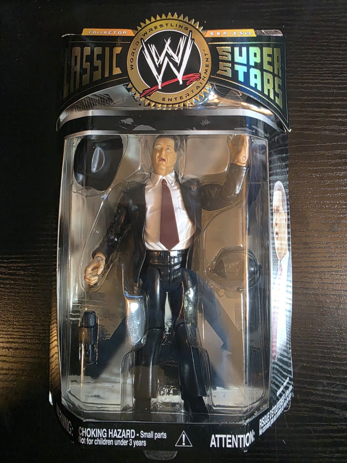 WWE WWF Jakks J.R. Jim Ross Classic Superstars Series 18 NEW 