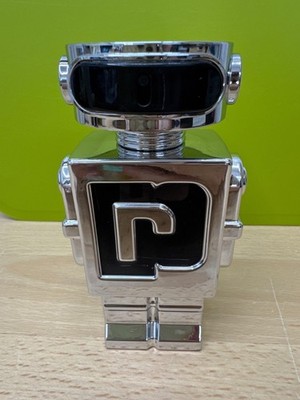Paco Rabanne Phantom Robot Eau De Toilette Spray 100ml Collectible Bottle Chrome