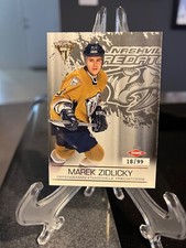 Marek Zidlicky 2003-04 Pacific Private Stock Titanium Rookie #18/99 - Nashville