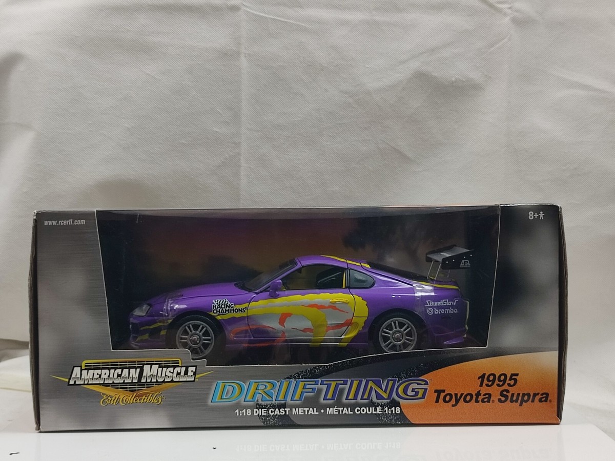 Ertl 1/18 1995 Toyota Supra Purple New Boxed Rare Diecast Model