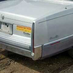 Cadillac Deville, Fleetwood FWD : 1989, 1990, Right Bumper End Cap Assembly