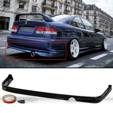Fits 99-00 Honda Civic 2dr 4dr Jdm Polyurethane T-r Style Rear Bumper Lip