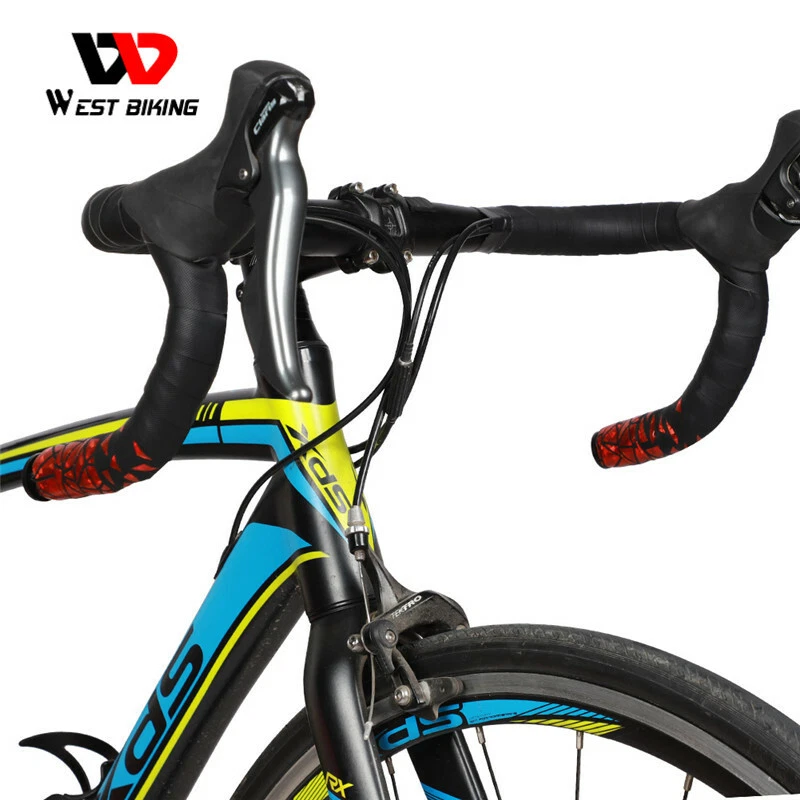 WEST BIKING Pro Soft Road Bike Bicycle Handlebar Tape Cycling Tape Wrap End Plug - Image 4 of 4