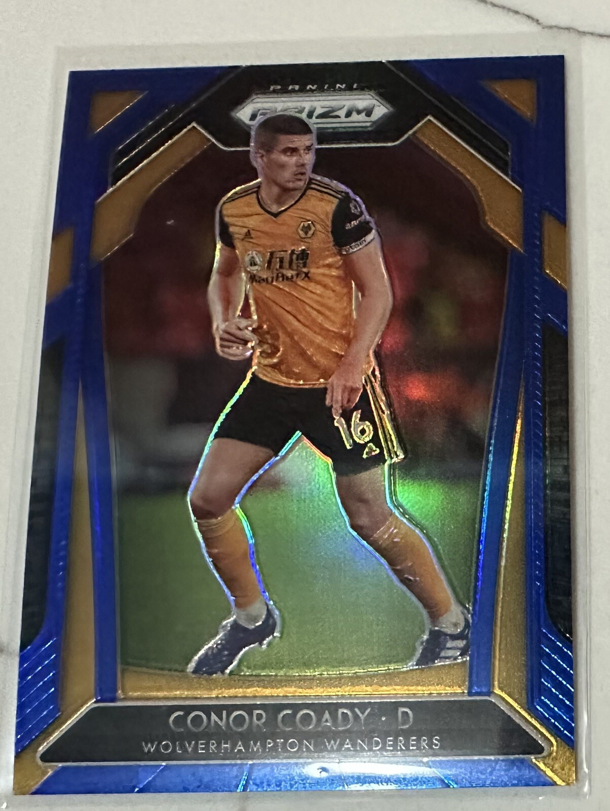 2020-21 Panini Prizm Premier League Blue Prizm /199 Conor Coady #138