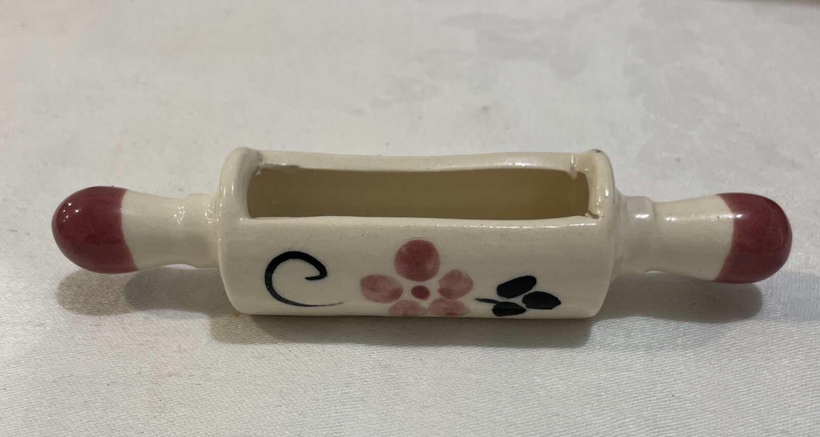 VTG Ceramic Rolling Pin Jewelry Holder?