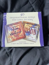 50 Inspirational songs you love to sing SEALED 2 CD Set Praise  Worship