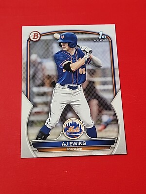 2023 Bowman Draft Paper Base BD-152 AJ Ewing - New York Mets