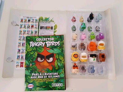 Konvolut Angry Birds Rovio Album + Figuren + Cora Match Box * unvollständig 