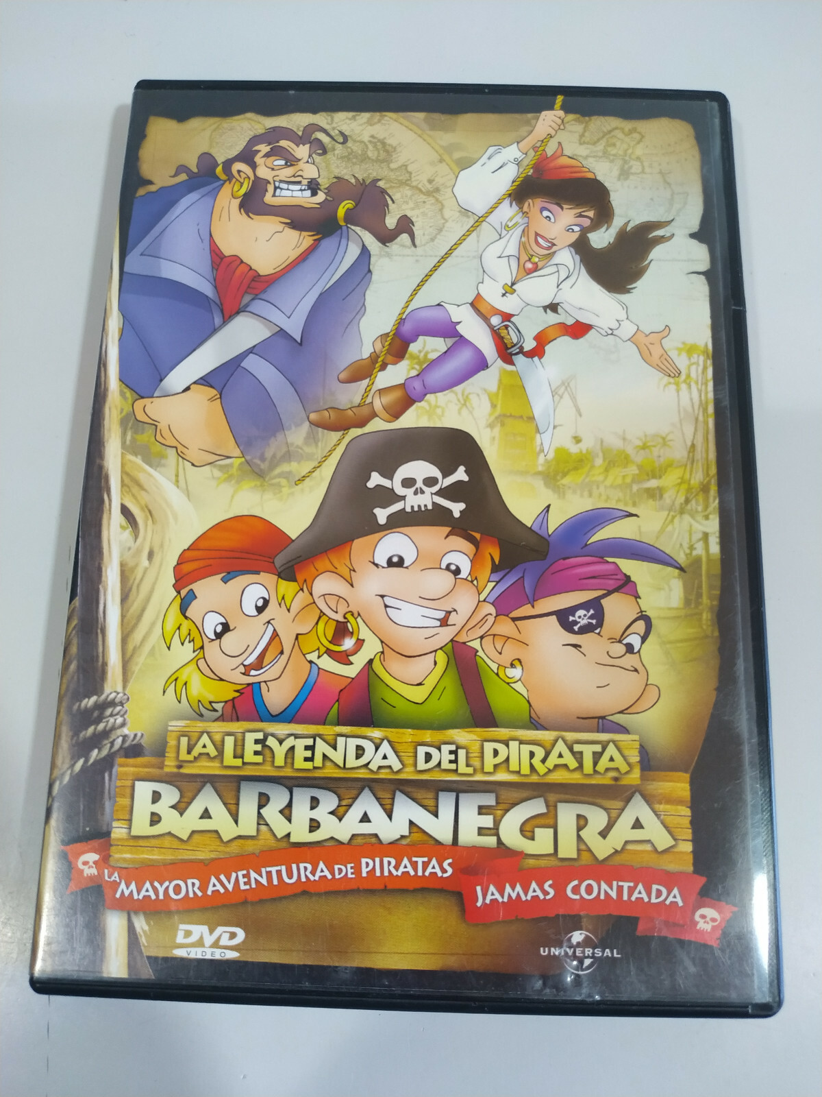 The Legend Del Pirate Blackbeard - DVD + Extras Spanish English Region 2 Am