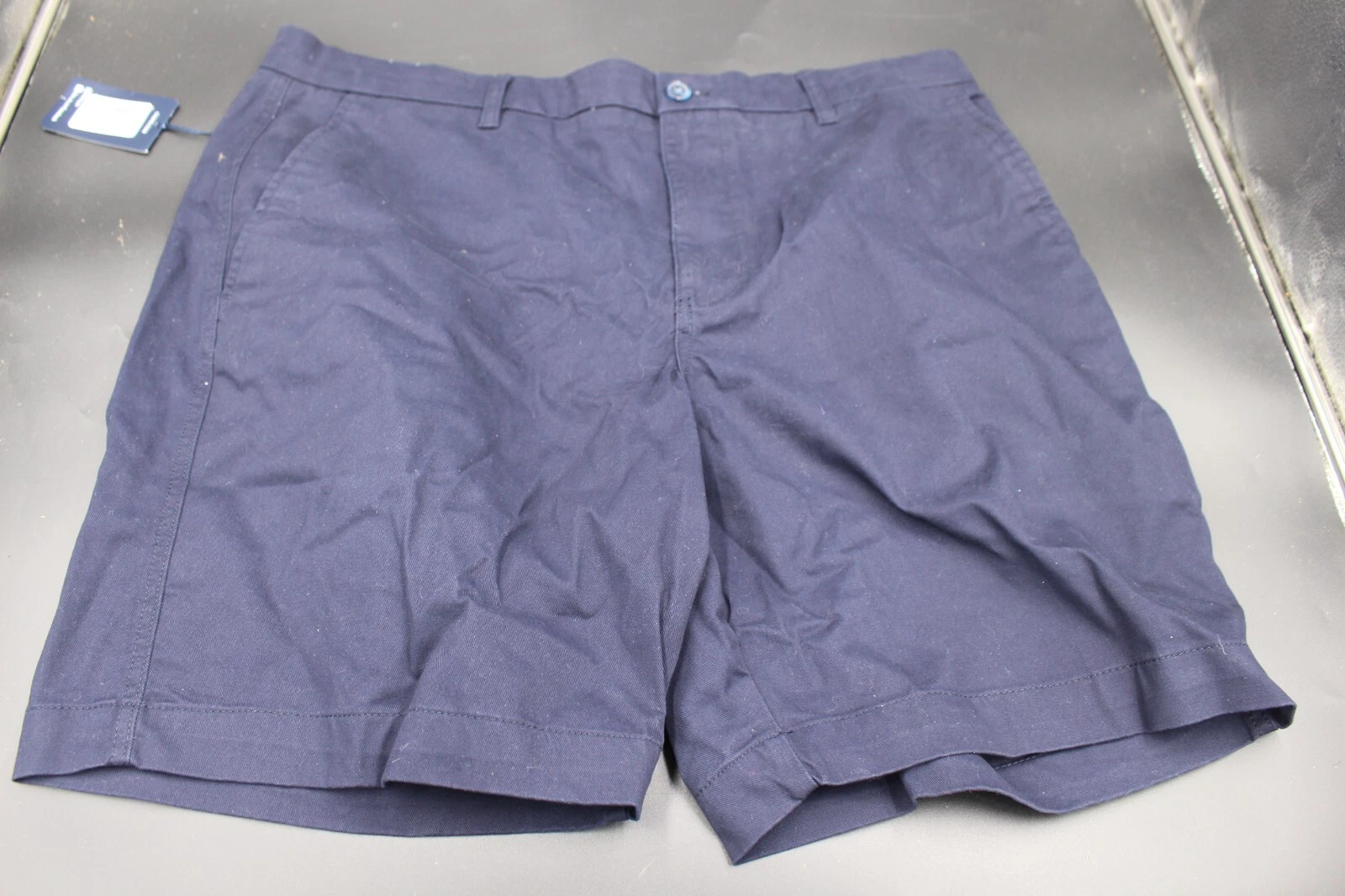 Chaps MENS Chino SHORTS Navy Blue 38 X 9 RETAIL $55