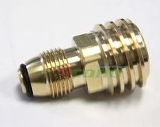 Convert Brass Adapter POL Propane LP Service Tank Valve  to QCC Type 1 Outlet