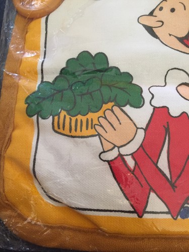 Vintage Popeye Olive Pot Holder 1981 King Features Syndicate Inc Hong Kong made - Picture 8 of 12
