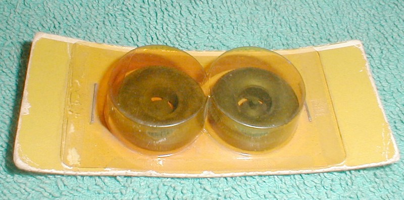 1 Pair Cox Dunlop Narrow Front Slot Car Tires 4.50 X 13 NOS 1/24 Vintage #3381 A