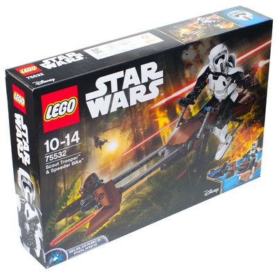 lego scout trooper and speeder bike